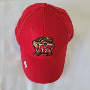 Red Embroidered Logo Cap